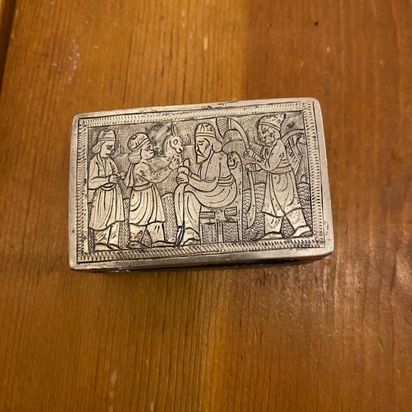 Sterling Sliver Match Box Cover - Picture 6 of 8